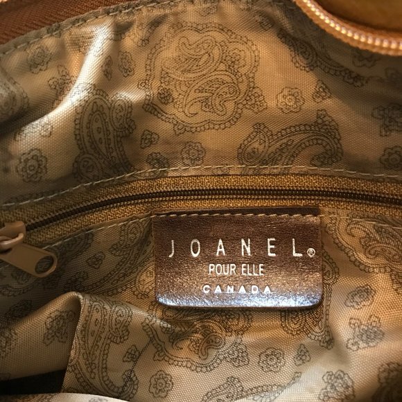 Genuine Leather Purse Shoulder Bag with Adjustable Handle Joanel Elle Canada - Picture 8 of 8